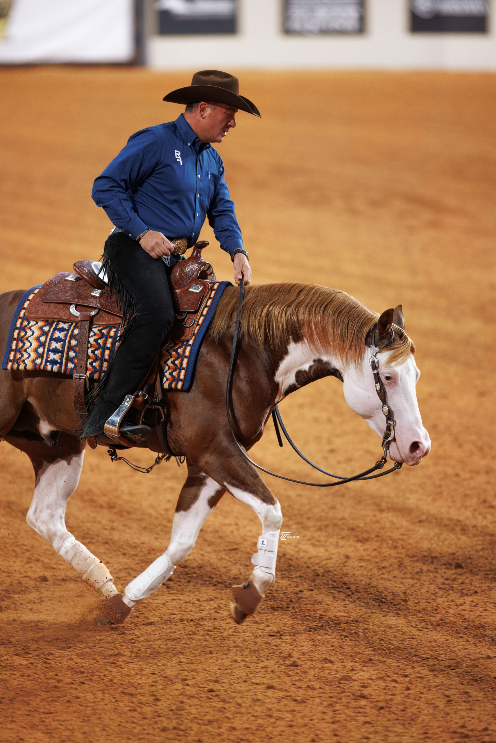 Andrea Fappani and Americas MVP at the 2025 NRHA Futurity