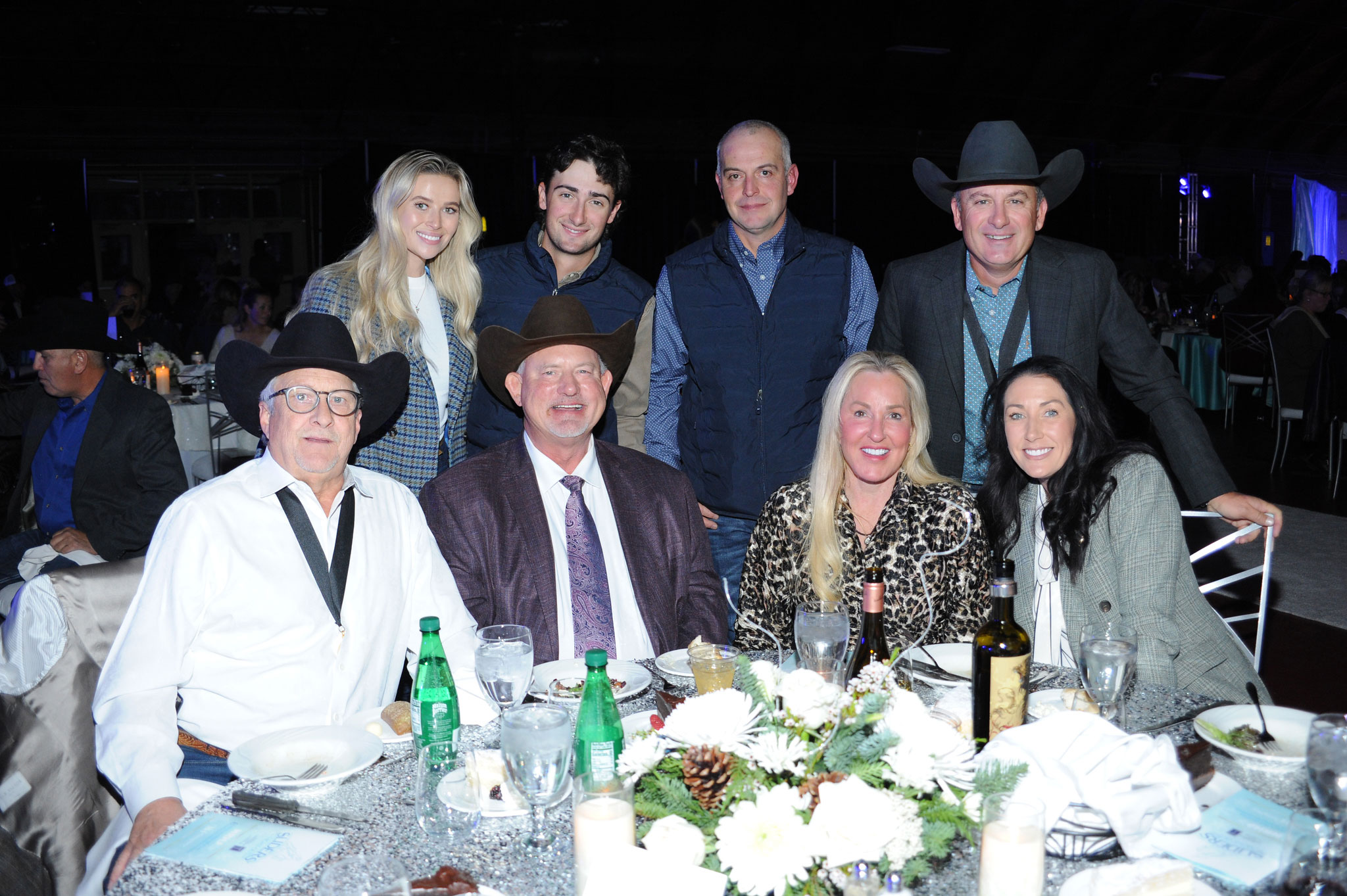 Andrea Fappani with family and friends on induction night